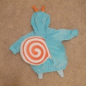 Size 0-6 months,Infant Snail Costume